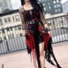 Blood Bride Distressed Punk Dress -Vampirefreaks Sale Store blood bride distressed punk dress dresses 274013