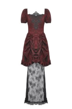 Blood Court Puffed Sleeve Gothic Dress 16 Blood Court Puffed Sleeve Gothic Dress -Vampirefreaks Sale Store blood court puffed sleeve gothic dress dresses 131524