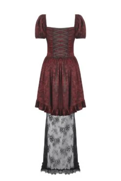 Blood Court Puffed Sleeve Gothic Dress 17 Blood Court Puffed Sleeve Gothic Dress -Vampirefreaks Sale Store blood court puffed sleeve gothic dress dresses 513524