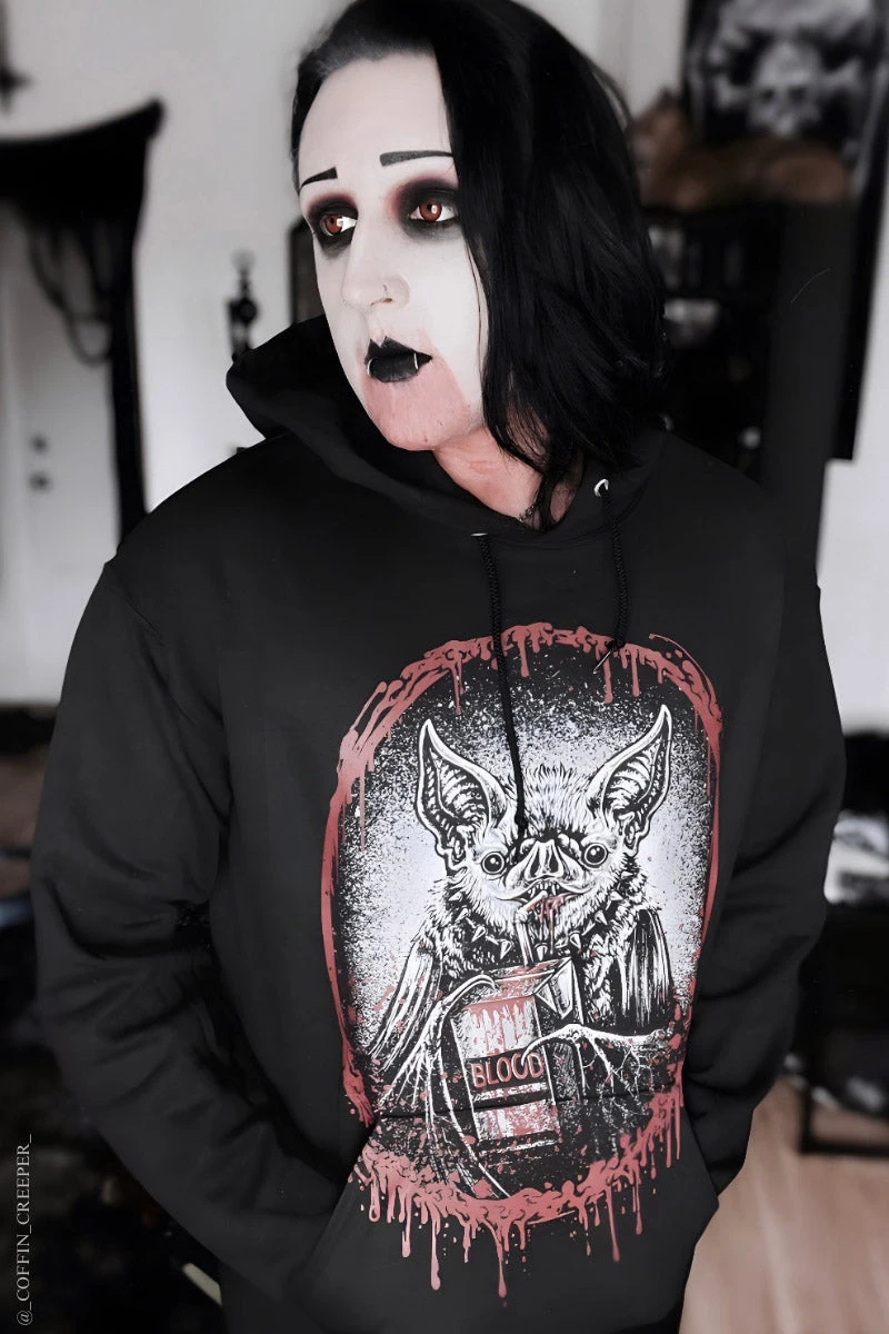 Bat Blood Snack Time Hoodie 14 Bat Blood Snack Time Hoodie - Image 14