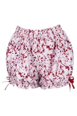 Blood Splatter Crepe Bloomers -Vampirefreaks Sale Store blood splatter crepe bloomers 97