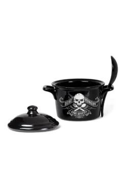 Alchemy Bone Appetit Bowl & Spoon Set -Vampirefreaks Sale Store bone appetit bowl spoon set housewares 369954