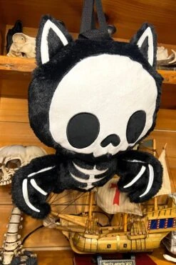 Bony Bat Plush Backpack -Vampirefreaks Sale Store bony bat plush backpack bags wallets 233042
