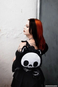 Bony Bat Plush Backpack -Vampirefreaks Sale Store bony bat plush backpack bags wallets 568026