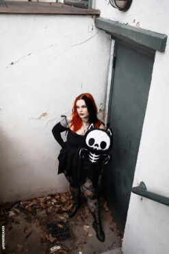 Bony Bat Plush Backpack -Vampirefreaks Sale Store bony bat plush backpack bags wallets 998031