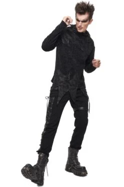 Born Villain Distressed Goth Pants -Vampirefreaks Sale Store born villain distressed goth pants mens pants 514490