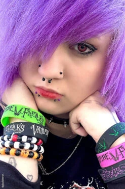 VampireFreaks Rubber Bracelets [4 Pack] -Vampirefreaks Sale Store bracelets vf