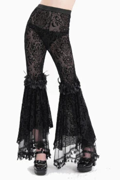 Briar Rose Gothic Bell Bottoms -Vampirefreaks Sale Store briar rose gothic bell bottoms womens bottoms 658178