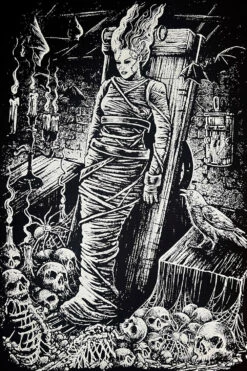 Bride Of Frankenstein T-shirt -Vampirefreaks Sale Store bride of frankenstein t shirt graphic t shirt 546391