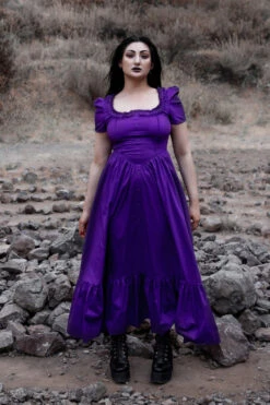 Amethyste Dress -Vampirefreaks Sale Store bright purple dress