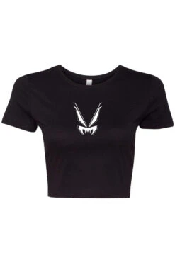 Broken Batwings Crop Top -Vampirefreaks Sale Store broken batwings crop top womens graphic tees 202329