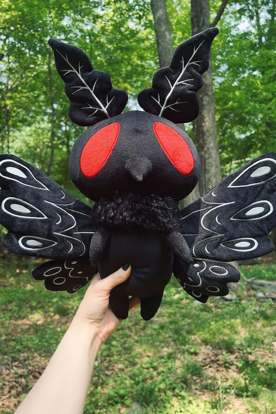Mothman Plush Toy 4 Mothman Plush Toy - Image 4