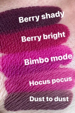 Liquid Velvet Matte Lipstick [Berry Shady] -Vampirefreaks Sale Store burgundy lipsticks