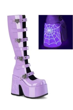 Buried Violets Platform Boots [CAM223/LV]
