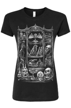 Cabinet Of Curiosities T-shirt -Vampirefreaks Sale Store cabinet of curiosities womens tshirt