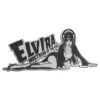 Elvira Laid Down Chrome Stick On Emblem -Vampirefreaks Sale Store car sticker