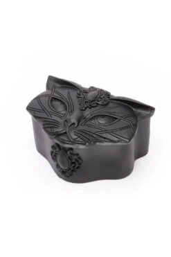 Alchemy Sacred Cat Trinket Box [BLACK] -Vampirefreaks Sale Store cat jar