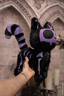 Skelekitty Plush Toy [Purple Bones Limited Edition] -Vampirefreaks Sale Store cat plushie e804f229 7caf 44df 83a3 e99d70899699