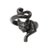 Alchemy Le Chat Noir Ring 11 Alchemy Le Chat Noir Ring -Vampirefreaks Sale Store cat ring