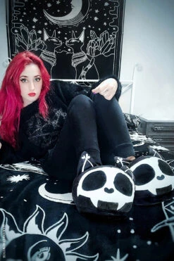 Skelekitty Slippers 26 Skelekitty Slippers -Vampirefreaks Sale Store cat slippers