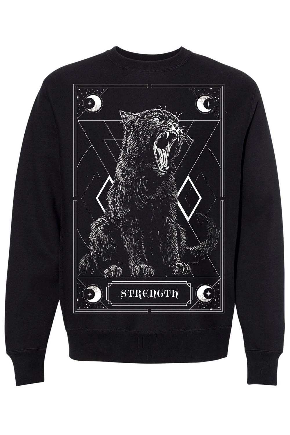 Strength Kitty Tarot Sweatshirt 3 Strength Kitty Tarot Sweatshirt - Image 3