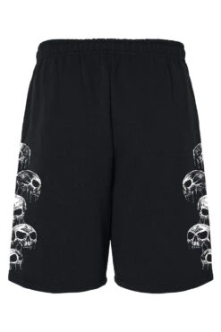 Catacomb Sweat Shorts [Unisex] -Vampirefreaks Sale Store catacomb shorts back