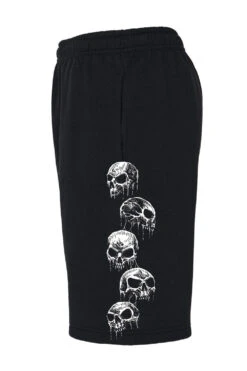 Catacomb Sweat Shorts [Unisex] -Vampirefreaks Sale Store catacomb shorts side