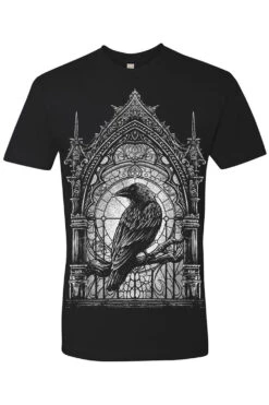 Cathedral Crow T-shirt -Vampirefreaks Sale Store cathedral crow tshirt