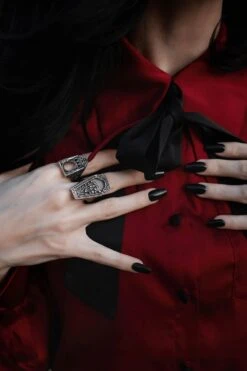 Cathedral Echoes Ring -Vampirefreaks Sale Store cathedral echoes ring jewelry 870442