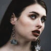 Summoning Earrings -Vampirefreaks Sale Store chain earrings