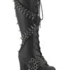 Furiosa Spiked Lace-Up Bullet Boots [GOTHICA-108] -Vampirefreaks Sale Store chain spike boots