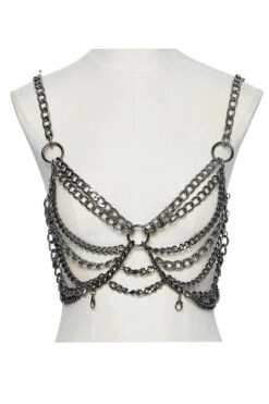 Calamity Chain Body Harness -Vampirefreaks Sale Store chainmail bra