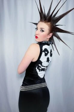 Chaos Cone Stud Belt [3 Rows] -Vampirefreaks Sale Store chaos cone stud belt 3 rows belts 223094