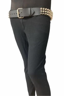 Chaos Cone Stud Belt [3 Rows] -Vampirefreaks Sale Store chaos cone stud belt 3 rows belts 502584