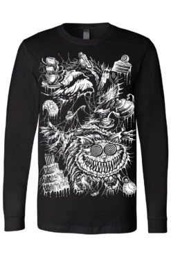 Cheshire Cat T-shirt -Vampirefreaks Sale Store cheshire cat longsleeve tshirt