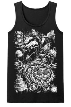 Cheshire Cat T-shirt -Vampirefreaks Sale Store cheshire cat mens tank top front