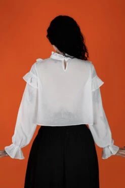 Phantasm Blouse -Vampirefreaks Sale Store chiffon top