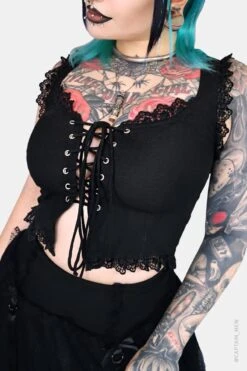 Circe Corset Top -Vampirefreaks Sale Store circe corset top womens tops 105941