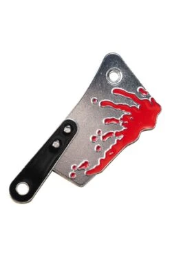 Cleaver Blood Splatter Enamel Pin