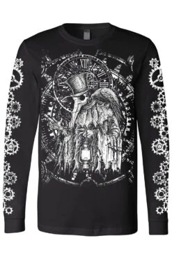 Clockwork Plague Doctor T-shirt -Vampirefreaks Sale Store clockwork plague doctor t shirt graphic t shirt 289932