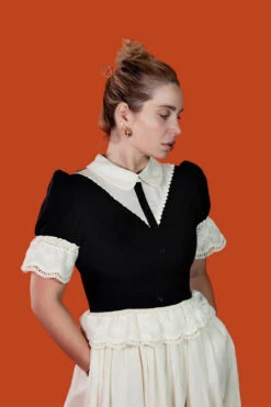 Mistglen Dress -Vampirefreaks Sale Store collared dress