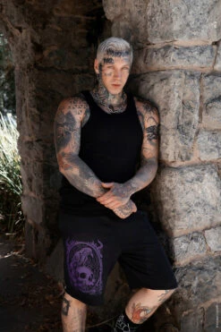 Death Raven Sweat Shorts [Unisex]