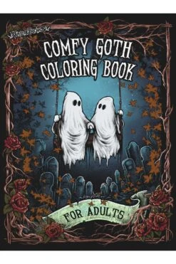 Comfy Goth Coloring Book For Adults