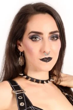 Cone Silver Spike Collar -Vampirefreaks Sale Store cone silver spike collar chokers 577123