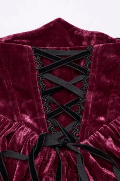 Cabernet Sauvignon Velvet Skirt [Wine Red] -Vampirefreaks Sale Store corset skirt e4e8493a 0753 4496 945c 32142f8d57bd