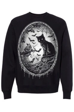 Nocturnal Creatures Sweatshirt -Vampirefreaks Sale Store creatures of the night sweatshirt