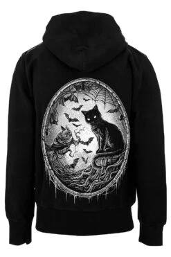 Nocturnal Creatures Hoodie -Vampirefreaks Sale Store creatures of the night zipper hoodie back