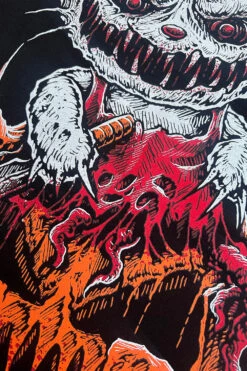 Hell-O-Ween Kitty T-shirt -Vampirefreaks Sale Store creepy cat clothing