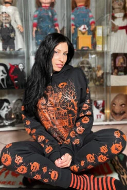 Possessed Pumpkin Patch Joggers [Unisex] -Vampirefreaks Sale Store creepy clothes 992fcfee 8f21 4058 814c 42dab408139c