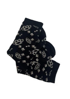 Creepy Crew Socks [Punk Piercings] -Vampirefreaks Sale Store creepy crew socks punk piercings socks stockings 390169